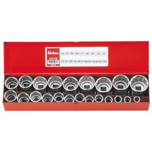 Koken 4251A Socket Only Set 12pt 18pc 1/2Dr 3/8-1.1/4