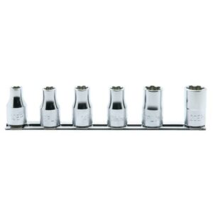 Koken RS4425 Internal Torx Plus EPL Socket Set On Rail 6pc 1/2Dr 10EPL-20EPL