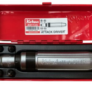 Koken AN112A Attack Driver Knurled Handle 6pc Set 1/2Dr