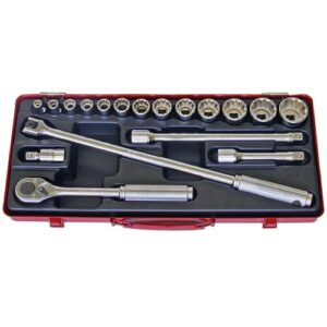 Koken 4289M Socket Set 12pt 18pc 1/2Dr 8-32mm