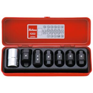Koken 4202 Drain Plug Key Set 7pc 1/2Dr