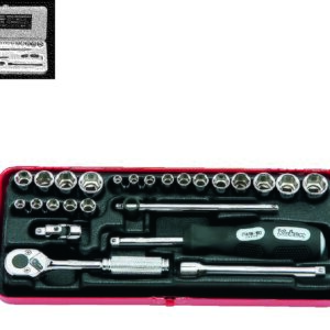 Koken 2201AM Socket Set 12pt 25pc 1/4Dr  3/16-1/2 & 4-13mm