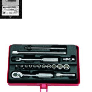 Koken 2261M Socket Set 6pt 17pc 1/4Dr 4-12mm