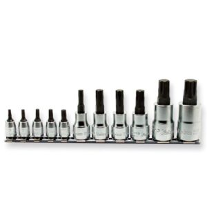 Koken RSX025IP Torx Plus Bit Socket Set on Rail 11pc 1/4Dr 10IP-27IP, 3/8Dr 30IP-50IP & 1/2Dr 55IP-60IP