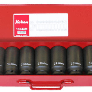 Koken 16244M-6P Deep Impact Socket Set 3/4Dr 13pc 27-41mm