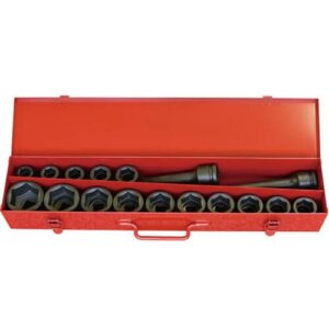 Koken 16245M Impact Socket Set 17pc 6pt 3/4Dr 19-50mm