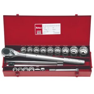 Koken 6260M Socket Set 12pt 20pc 3/4Dr 21-50mm