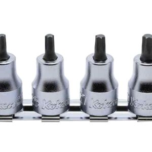 Koken RS3010M-38 Inhex Bit Socket Set On Rail 8pc 3/8Dr 3-12mm