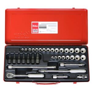 Koken 3281AM Socket Set 36pc 3/8Dr 12pt 5/16-7/8 & 8-22mm