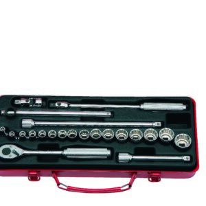 Koken 3210M Socket Set 6 & 12pt 22pc 3/8Dr 6pt 6-12mm & 12pt 13-22mm
