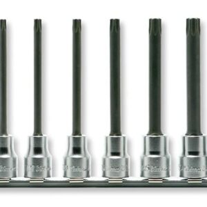 Koken RS3025-100 Torx Bit Socket Set On Rail 8pc 3/8Dr T20-T55