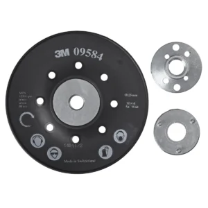 3M™ High Performance Ribbed Back-Up Pad, 09584, 125 mm x 22 mm, 10 ea/Case