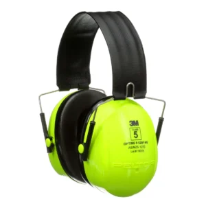 3M™ PELTOR™ Optime™ II Foldable Headband Earmuff H520F, Green, Class 5 SLC80 32dB 10 ea/Case