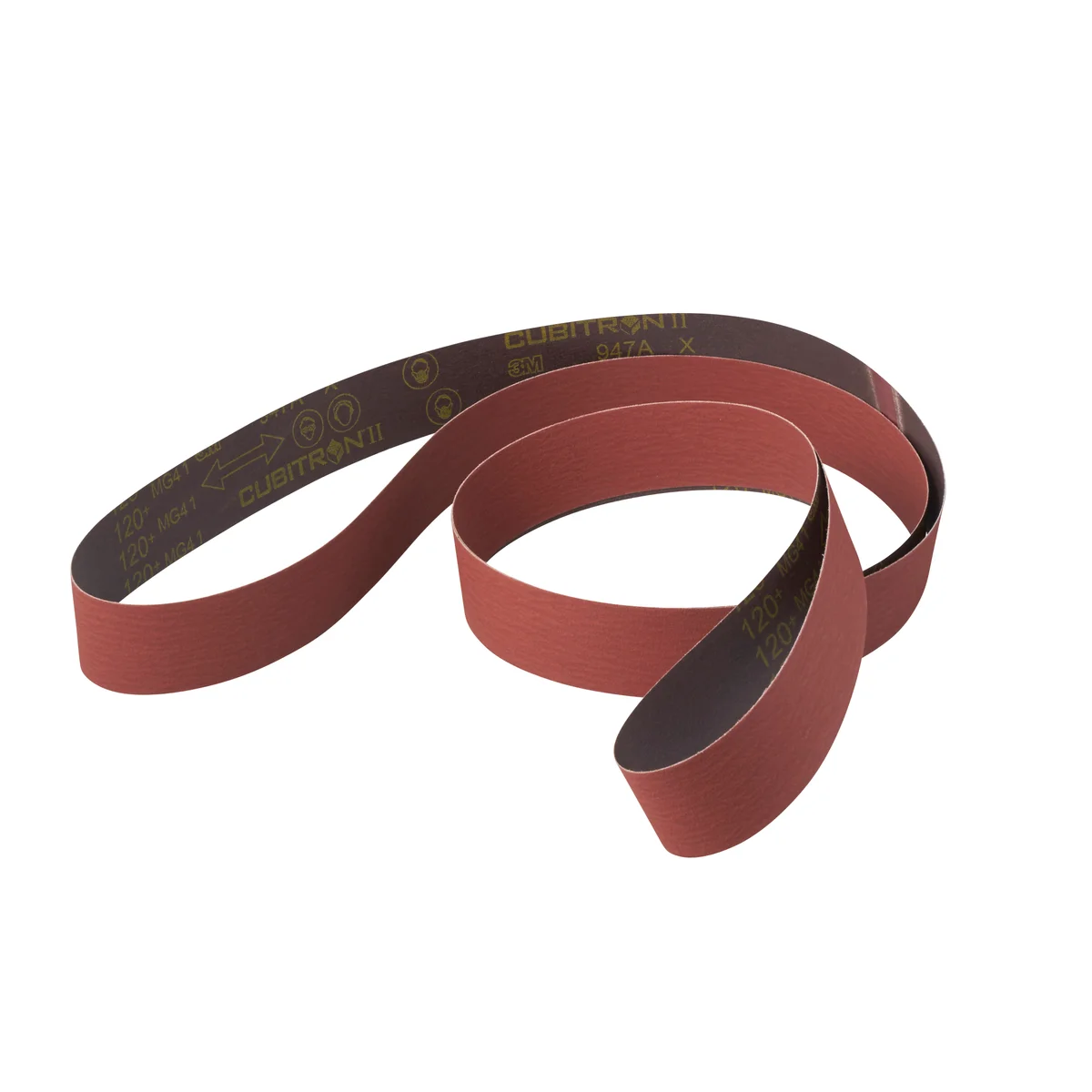 3M™ Cubitron™ II Cloth Belt 784F, 60+, YF-weight, 10 mm x 330 mm, Angle, Double-flex