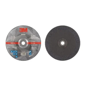 3M™ Silver Depressed Center Grinding Wheel, 51751, 36+, T27, 230 mm x 7 mm x 22.23 mm, 10/Carton, 20 ea/Case