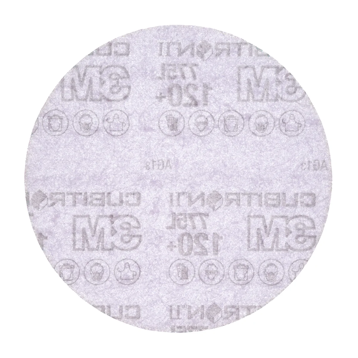 3M™ Cubitron™ II Hookit™ Film Disc 775L, 120+ 3MIL, 6 in x NH, Die 600Z, 50/Carton, 250 ea/Case