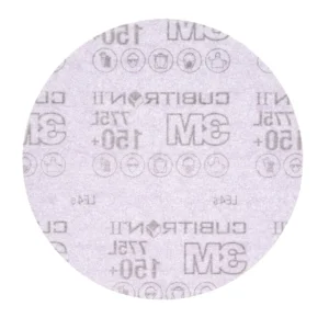 3M™ Cubitron™ II Hookit™ Film Disc 775L, 150+ 3MIL, 6 in x NH, Die 600Z, 50/Carton, 250 ea/Case