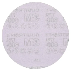 3M™ Cubitron™ II Hookit™ Film Disc 775L, 600+ 3MIL, 6 in x NH, Die 600Z, 50/Carton, 250 ea/Case