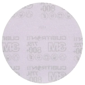 3M™ Cubitron™ II Hookit™ Film Disc 775L, 800+ 3MIL, 6 in x NH, Die 600Z, 50/Carton, 250 ea/Case