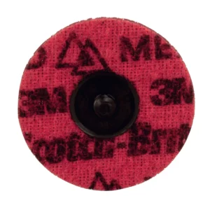 Scotch-Brite™ Roloc™ Precision Surface Conditioning Disc, PN-DR, Medium, TR, 3 in, 25/Carton, 100 ea/Case, Dispenser Pack