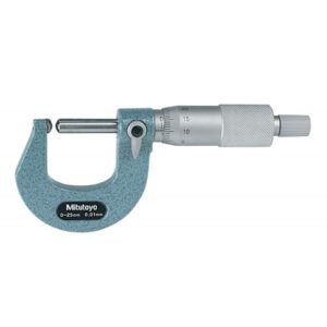 Mitutoyo Tube Micrometer 0-25 x 0.01mm Spherical Spindle and Anvil