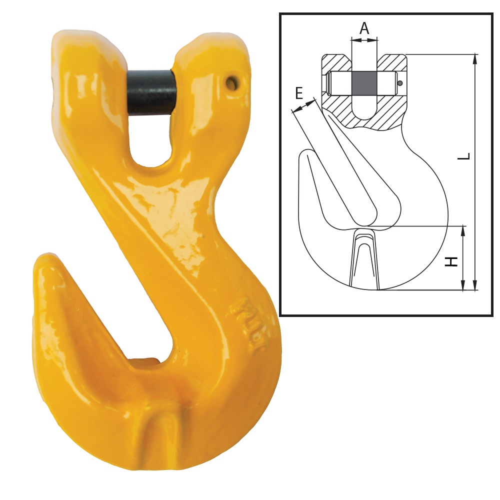 G80 Clevis Shortening Grab Hook-10mm Chain - Image 2