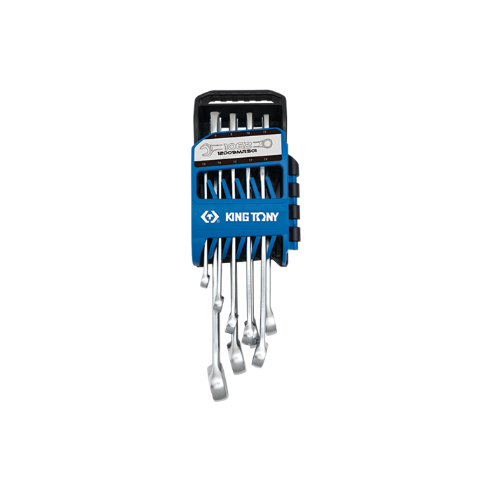 King Tony Std Portable Wrench Set (9pc, 8–19mm)